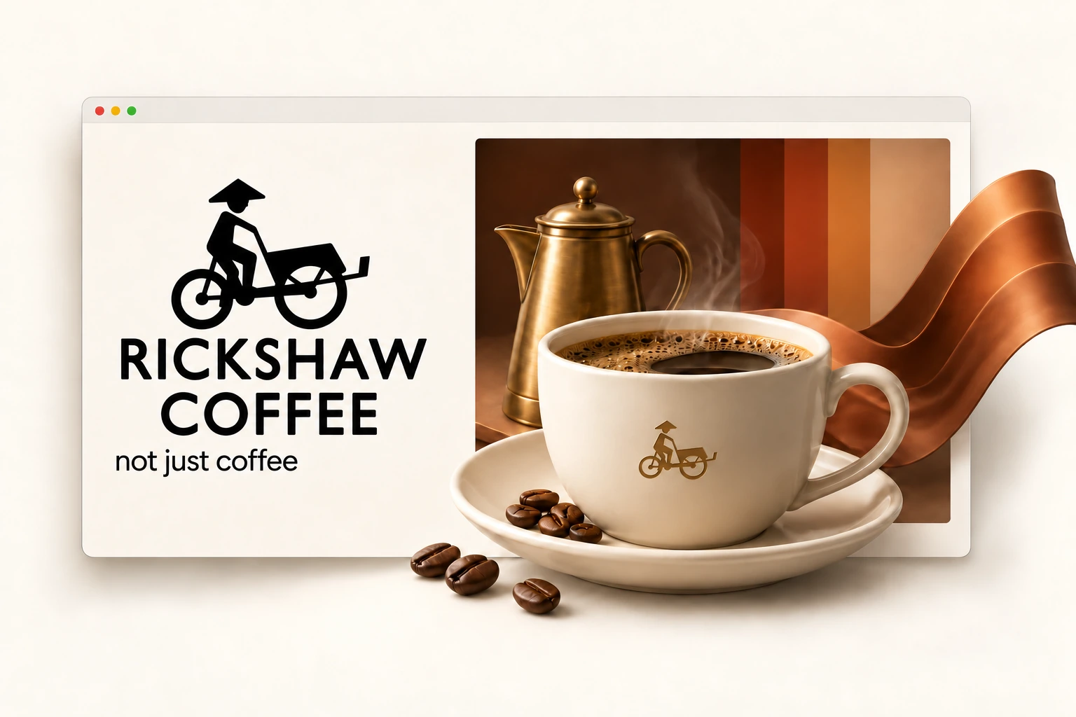 Rickshaw Coffee concept: not just coffee